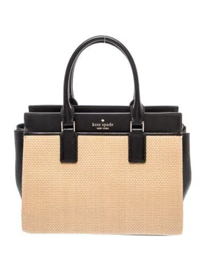 Pre-owned Kate Spade Leather Shoulder Bag In Neutral