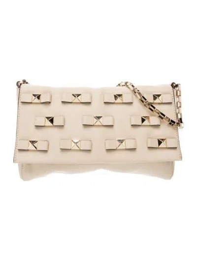 Pre-owned Kate Spade Leather Shoulder Bag In Neutral