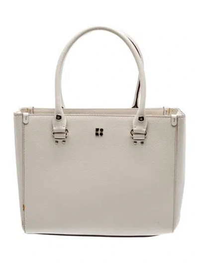Pre-owned Kate Spade Leather Shoulder Bag In Neutral