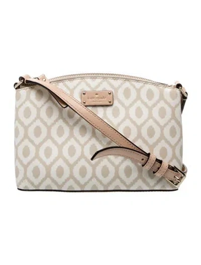 Pre-owned Kate Spade Leather Shoulder Bag In Neutral