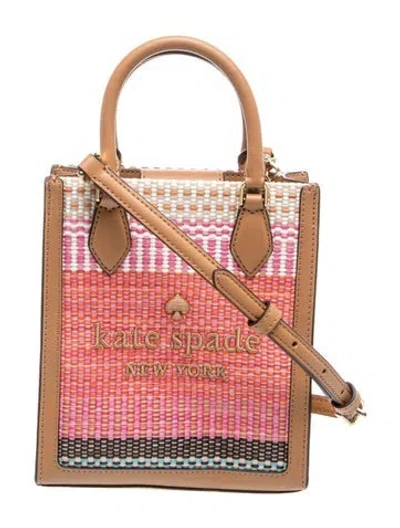 Pre-owned Kate Spade Leather Shoulder Bag In Neutral