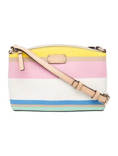 Pre-owned Kate Spade Leather Shoulder Bag In Neutral