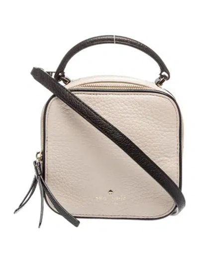 Pre-owned Kate Spade Leather Shoulder Bag In Neutral