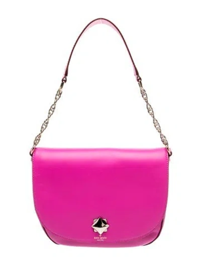 Pre-owned Kate Spade Leather Shoulder Bag In Pink