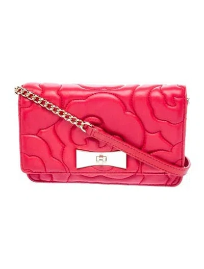 Pre-owned Kate Spade Leather Shoulder Bag In Pink