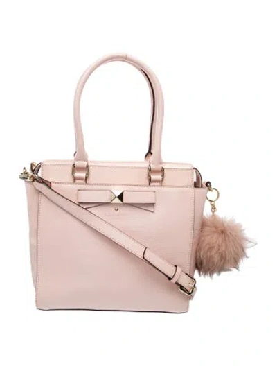 Pre-owned Kate Spade Leather Shoulder Bag In Pink