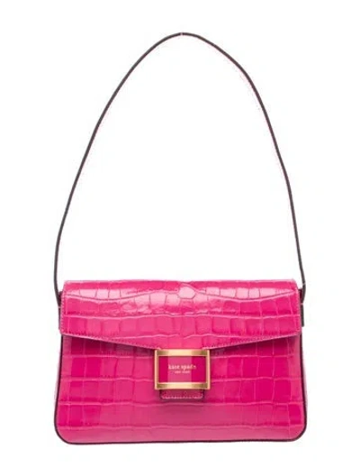 Pre-owned Kate Spade Leather Shoulder Bag In Pink