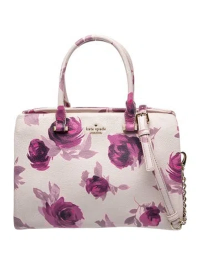 Pre-owned Kate Spade Leather Shoulder Bag In Pink