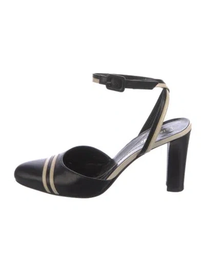 Pre-owned Kate Spade Leather Slingback Pumps In Multi