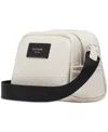 Kate Spade New York Puffed Small Leather Crossbody Bag In Parchment.