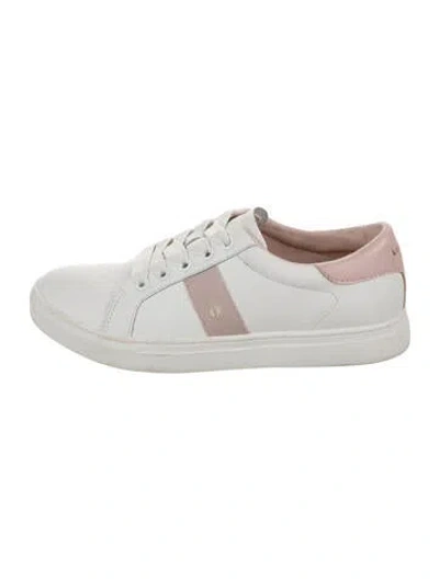 Pre-owned Kate Spade Leather Sneakers In White