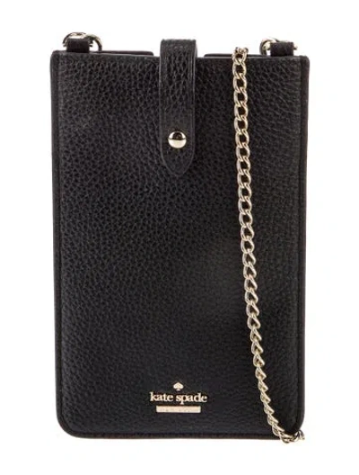 Pre-owned Kate Spade Leather Suitcase In Black