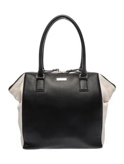 Pre-owned Kate Spade Leather Top Handle Bag In Black