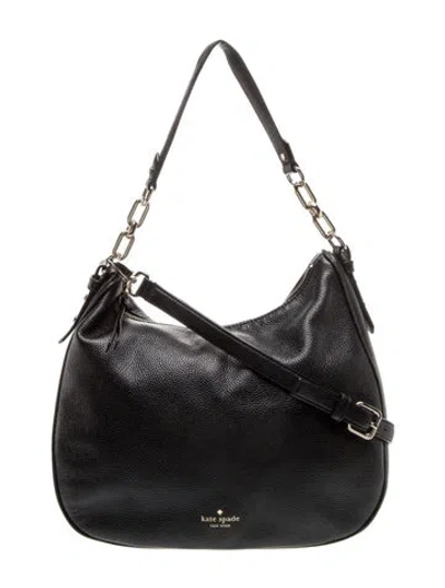 Pre-owned Kate Spade Leather Top Handle Bag In Black
