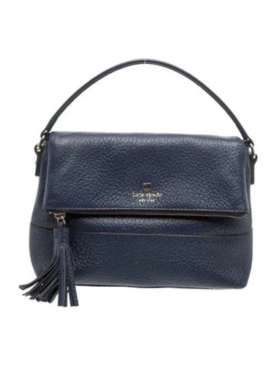 Pre-owned Kate Spade Leather Top Handle Bag In Black