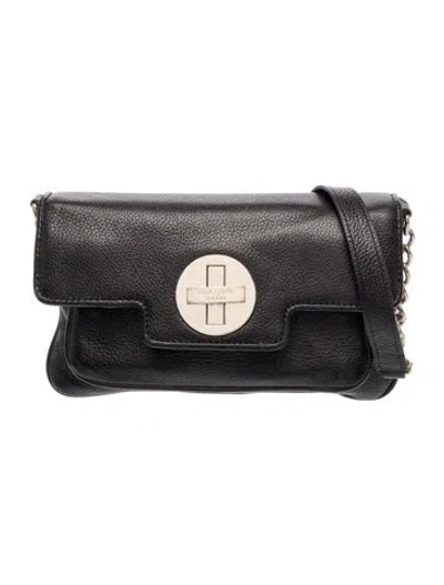 Pre-owned Kate Spade Leather Top Handle Bag In Black