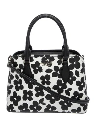 Pre-owned Kate Spade Leather Top Handle Bag In Black