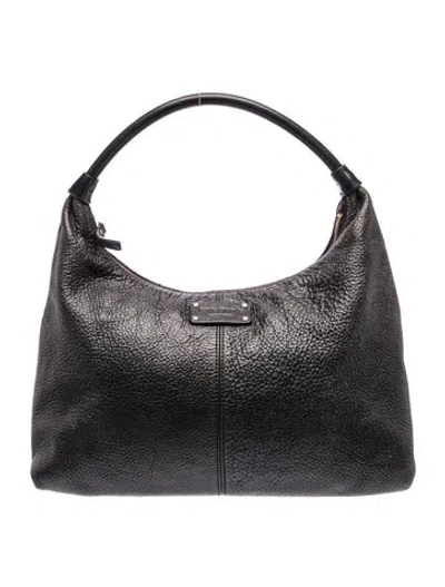 Pre-owned Kate Spade Leather Top Handle Bag In Black