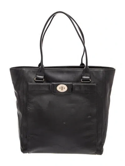 Pre-owned Kate Spade Leather Top Handle Bag In Black