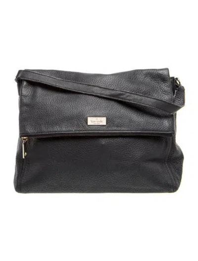 Pre-owned Kate Spade Leather Top Handle Bag In Black