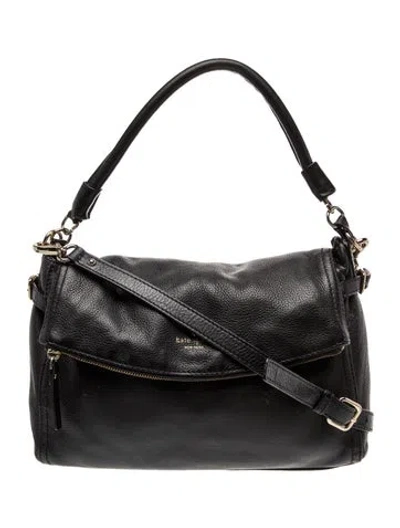Pre-owned Kate Spade Leather Top Handle Bag In Black