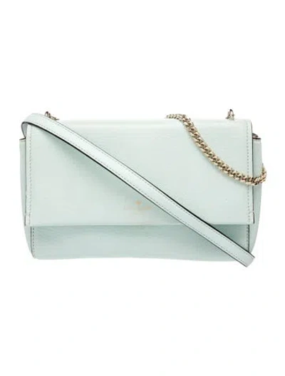 Pre-owned Kate Spade Leather Top Handle Bag In Blue
