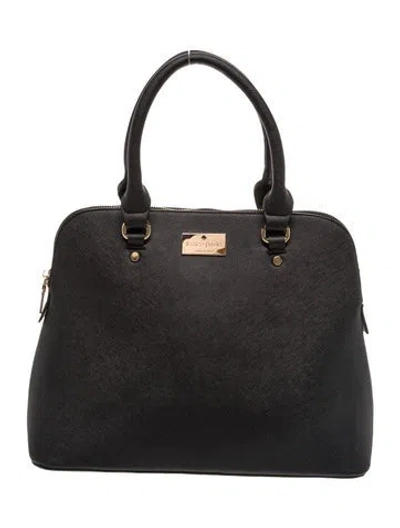 Pre-owned Kate Spade Leather Top Handle Bag In Blue