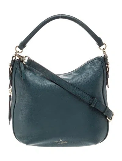 Pre-owned Kate Spade Leather Top Handle Bag In Blue