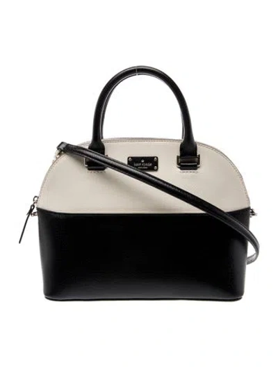 Pre-owned Kate Spade Leather Top Handle Bag In Blue