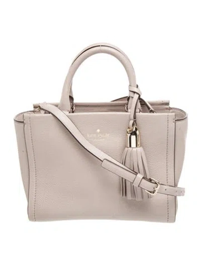 Pre-owned Kate Spade Leather Top Handle Bag In Brown