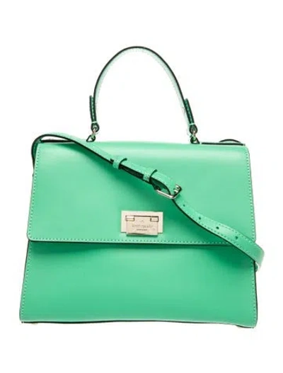 Pre-owned Kate Spade Leather Top Handle Bag In Green