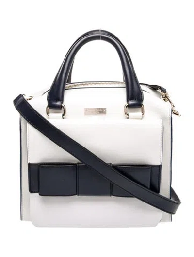 Pre-owned Kate Spade Leather Top Handle Bag In Multi