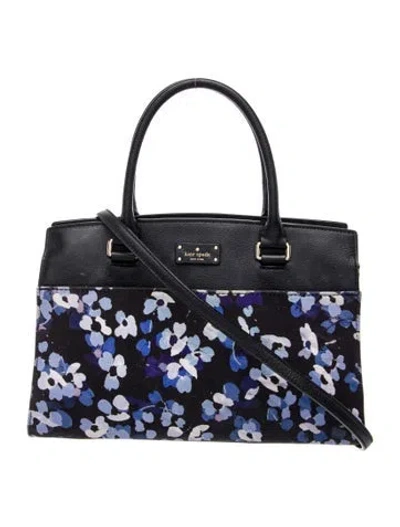 Pre-owned Kate Spade Leather Top Handle Bag In Multi