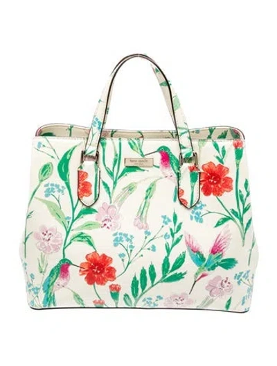 Pre-owned Kate Spade Leather Top Handle Bag In Multi