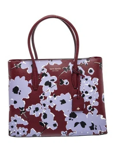 Pre-owned Kate Spade Leather Top Handle Bag In Multi