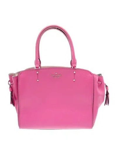 Pre-owned Kate Spade Leather Top Handle Bag In Pink