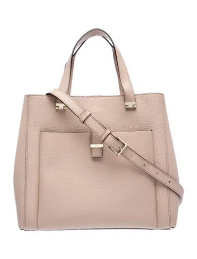 Pre-owned Kate Spade Leather Top Handle Bag In Pink