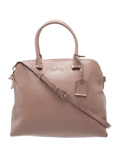 Pre-owned Kate Spade Leather Top Handle Bag In Pink