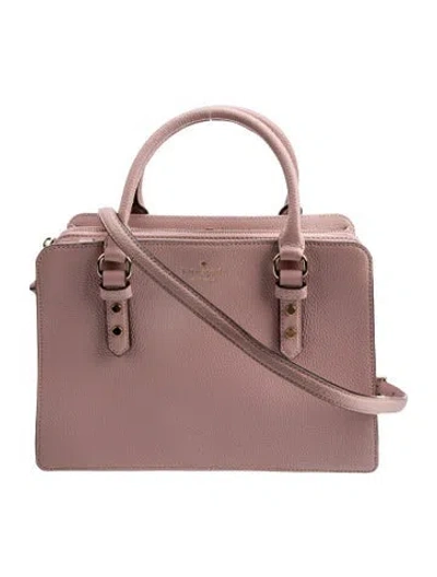 Pre-owned Kate Spade Leather Top Handle Bag In Pink