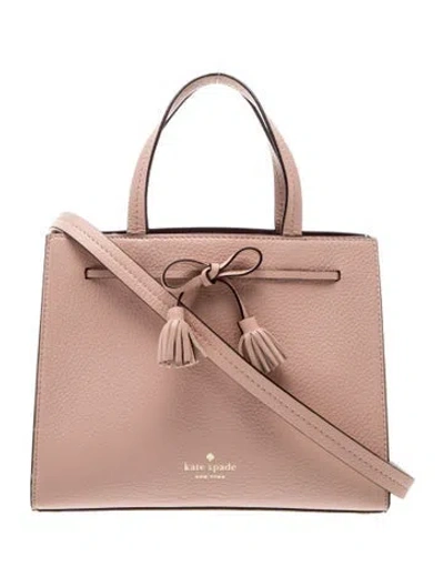 Pre-owned Kate Spade Leather Top Handle Bag In Pink