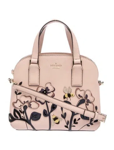 Pre-owned Kate Spade Leather Top Handle Bag In Pink