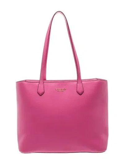 Pre-owned Kate Spade Leather Top Handle Bag In Pink