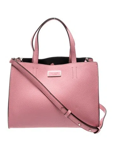 Pre-owned Kate Spade Leather Top Handle Bag In Pink