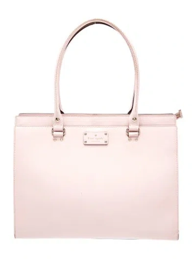 Pre-owned Kate Spade Leather Top Handle Bag In Pink