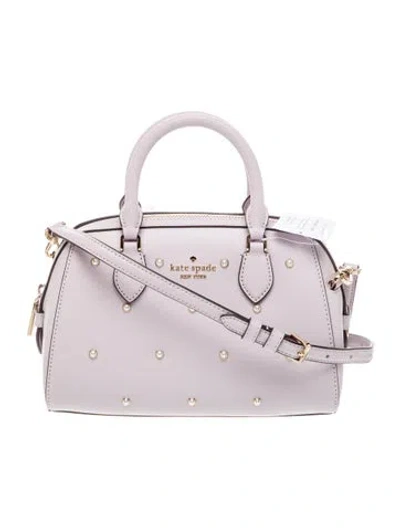 Pre-owned Kate Spade Leather Top Handle Bag In Pink