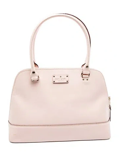 Pre-owned Kate Spade Leather Top Handle Bag In Pink