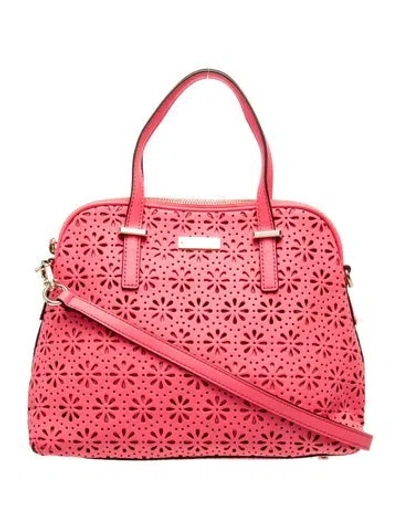 Pre-owned Kate Spade Leather Top Handle Bag In Pink