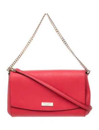 Pre-owned Kate Spade Leather Top Handle Bag In Red