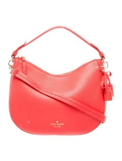 Pre-owned Kate Spade Leather Top Handle Bag In Red