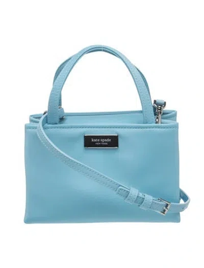 Pre-owned Kate Spade Leather Top Handle Bag W/ Tags In Blue
